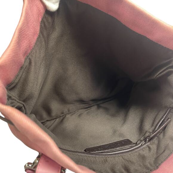 SOLD Yves Saint Laurent Vintage Tote Pink Canvas Bag - Picture 14 of 16